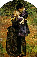 A Huguenot, on Saint Bartholomew-s Day Refusing to Shield Himself from Danger by Wearing the Roman Catholic Badge, 1852, millais