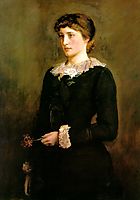 A Jersey Lily, Portrait of Lillie Langtry, 1878, millais