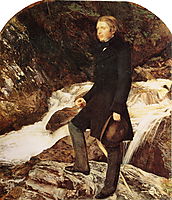 John Ruskin, 1854, millais