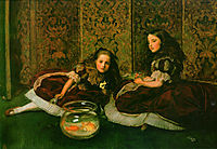 Leisure Hours, 1864, millais