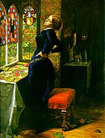 Mariana in the Moated Grange, 1850-1851, millais