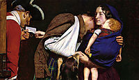 The Order of Release, detail 1, millais