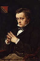 Portrait of Wilkie Collins, 1850, millais