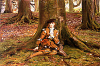 Rosalind In The Forest, millais
