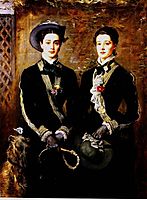 Twins (Grace and Kate Hoare), 1876, millais