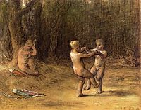 Amour-s dance, c.1860, millet