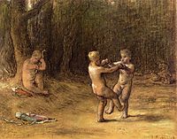 Amour-s dance, c.1860, millet