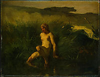 The bather, 1846-1848, millet