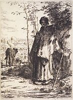 The Large Shepherdess, c.1862, millet