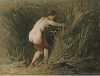 Nymph in the reeds, millet