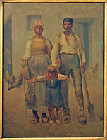 Peasant family, millet