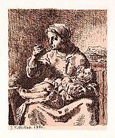 The porridge, 1861, millet
