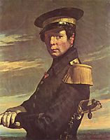 Portrait of a naval officer, millet