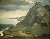 The rock of Castel Vendon, 1848, millet