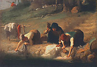 The Washerwomen, millet