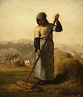 Woman with a rake, 1856-1857, millet