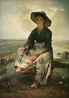 The Young Shepherdess, 1873, millet