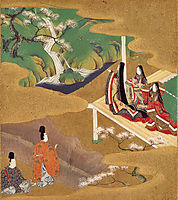 Illustration of the Genji Monogatari (Wakamurasaki), mitsuoki