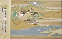 Landscape around Ishiyama-dera and Lake Biwa, mitsuoki