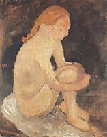 Nude Girl , 1904, modersohnbecker