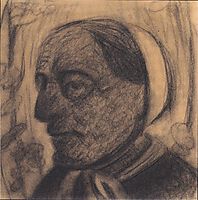 Portrait of a Peasant Woman with hood, modersohnbecker