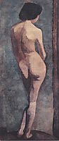 Standing female nude, c.1905, modersohnbecker