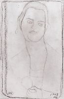 Study for Portrait of Clara Rilke-Westhoff, 1905, modersohnbecker
