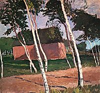 Worpsweder Landscape, c.1908, modersohnbecker