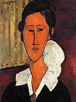 Anna (Hanka) Zborowska, 1917, modigliani