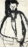 Bearded Man, 1905, modigliani