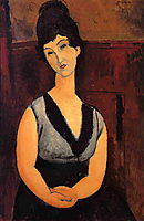 The Beautiful Confectioner, 1916, modigliani