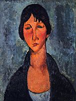 The Blue Blouse, c.1917, modigliani