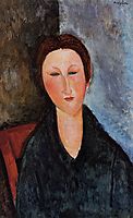 Bust of a Young Woman (Mademoiselle Marthe), modigliani