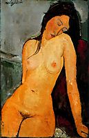 Female nude, c.1916, modigliani