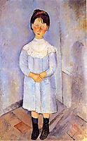 Girl in blue, 1918, modigliani