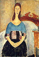 Jeanne Hebuterne, 1919, modigliani
