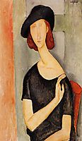 Jeanne Hebuterne in a Hat, c.1919, modigliani