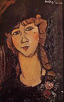 Lolotte (Head of a Woman in a Hat), c.1916, modigliani