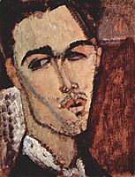 Portrait of Celso Lagar, 1915, modigliani