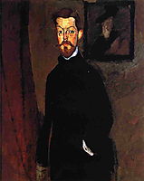 Portrait of Dr. Paul Alexandre, 1909, modigliani