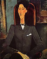 Portrait of Jean Cocteau, 1917, modigliani
