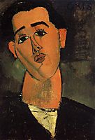 Portrait of Juan Gris, 1915, modigliani