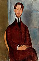 Portrait of Leopold Zborowski, 1917, modigliani