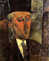 Portrait of Max Jacob, 1916, modigliani