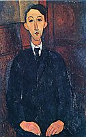 Portrait of the painter Manuel Humbert , 1916, modigliani