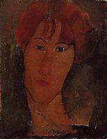 Portrait of Pardy, c.1917, modigliani