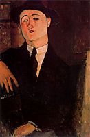 Portrait of Paul Guillaume, 1916, modigliani