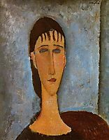 Portrait of a Young Girl, 1910, modigliani