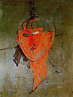 The Red Head, c.1915, modigliani