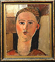 Redhead girl, 1915, modigliani